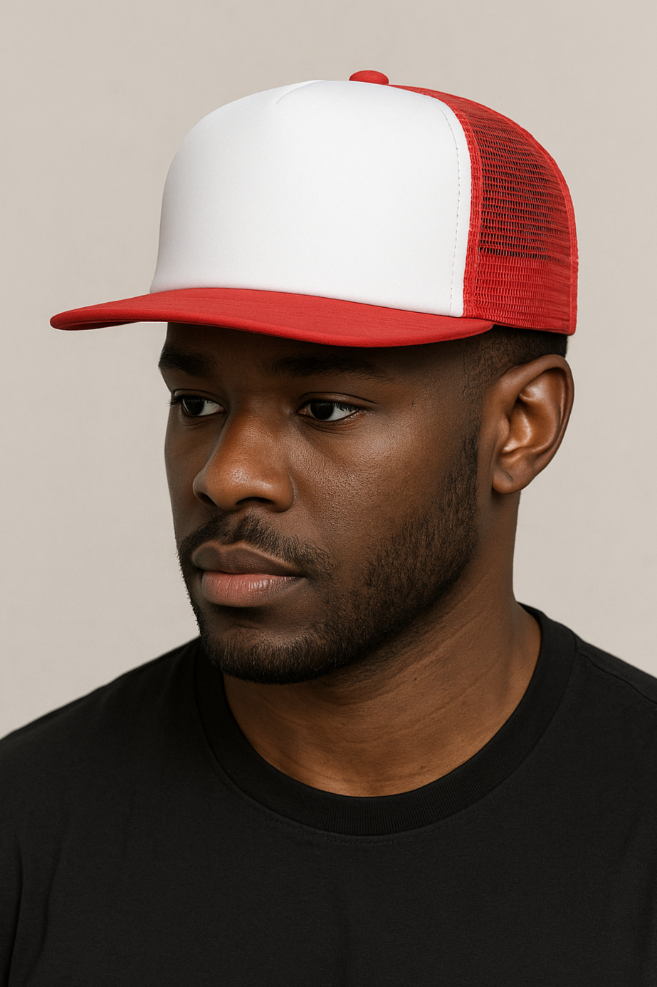 Flat Foam Two Tone Trucker #2070T