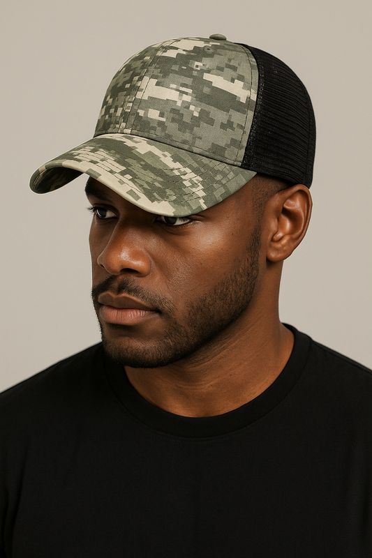 Camo Trucker Mesh Cap #2073C