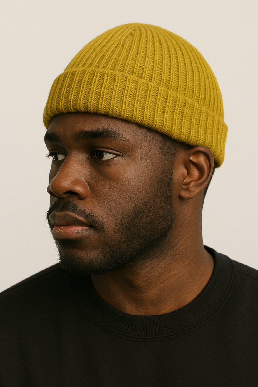 Ribbed Docker Beanie #H6030