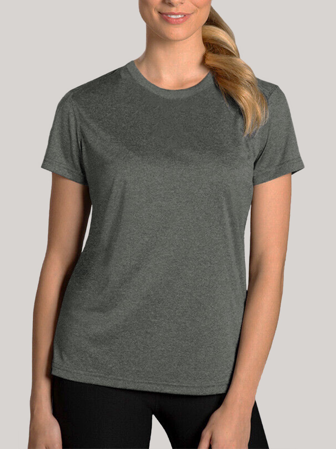 ATHLETIC DRY FAB HEATHER TEE - PACKS - #IMT02