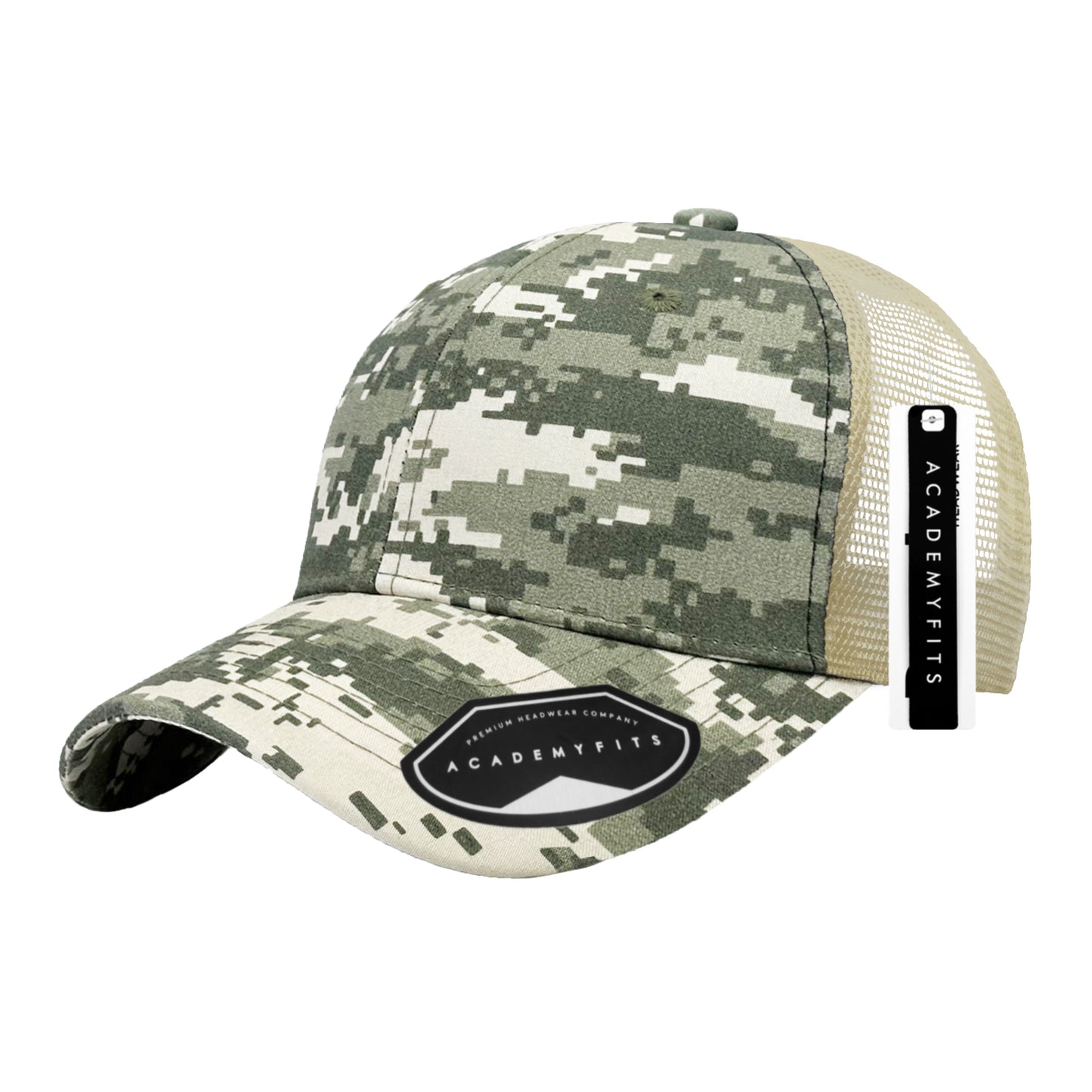 Camo Trucker Mesh Cap #2073C