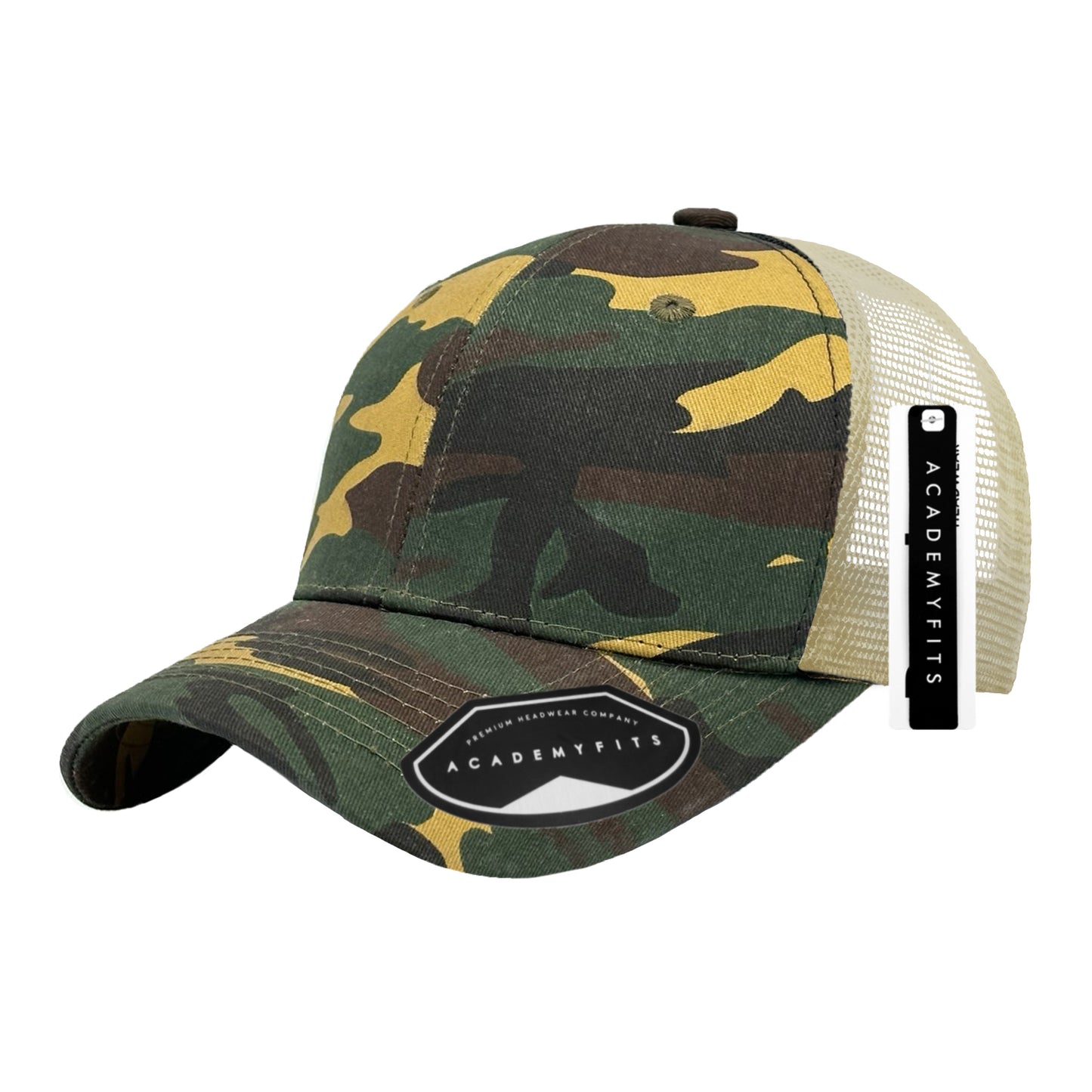 Camo Trucker Mesh Cap #2073C