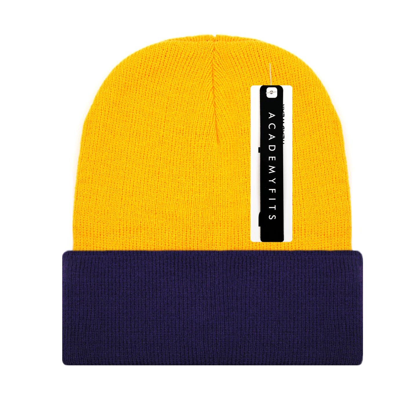 Cuffed Two Tone Beanie #6011T