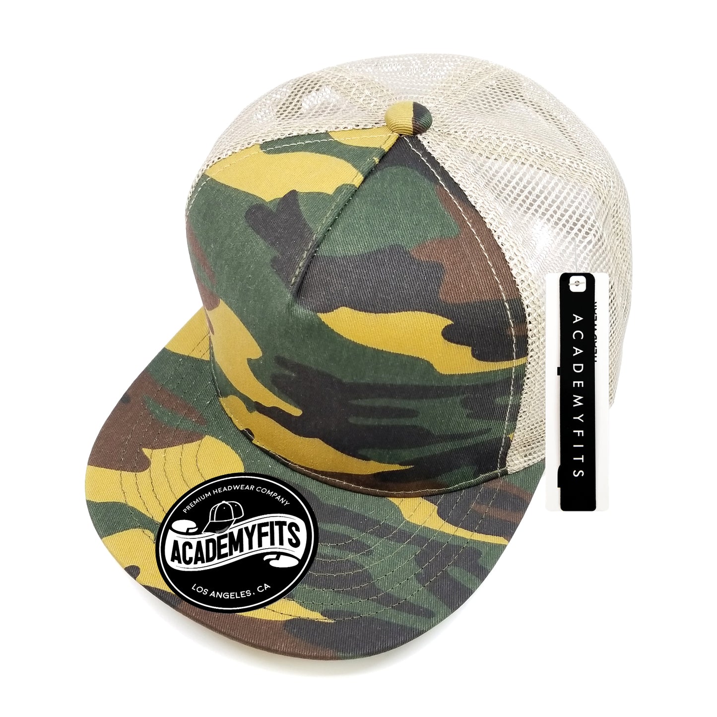 Camo Flat Cotton Trucker #2071C
