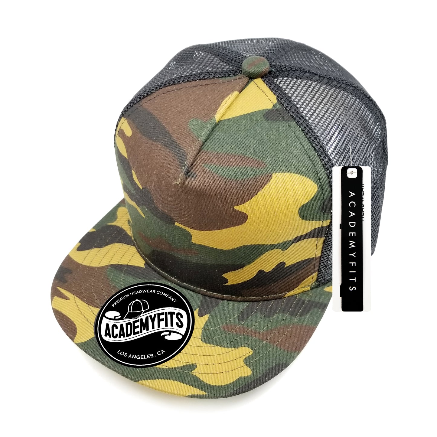 Camo Flat Cotton Trucker #2071C