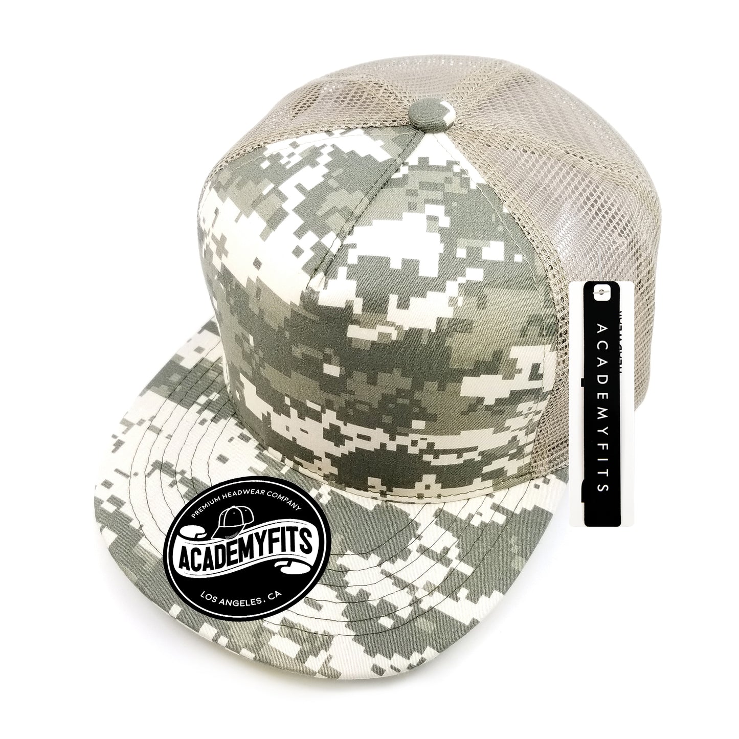 Camo Flat Cotton Trucker #2071C