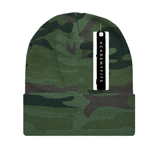 Camo Cuffed Beanie #6011C